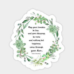 Irish blessing Sticker